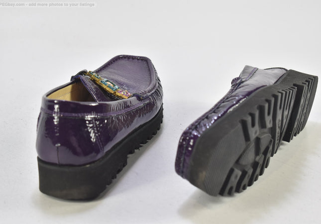 GianRos Damen Halbschuhe Slipper Ballerinas SL 26,5cm Nr. 25-J 1257-Schuh-Gebraucht-secondhand