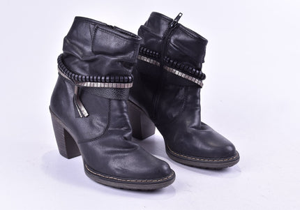 Rieker Damen Stiefelette Boots EUR 36 Nr. 24-F 516-Schuh-Gebraucht-secondhand
