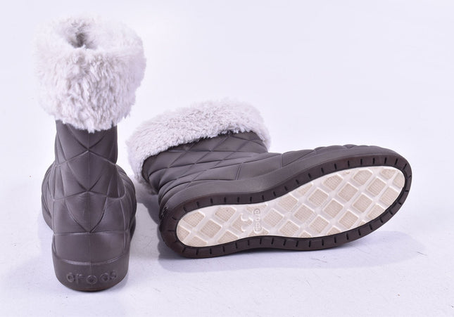 Crocs Damen Stiefelette Boots SL 23,5 cm Nr. 24-M 4546-Schuh-Gebraucht-secondhand