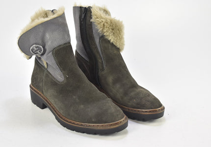 Damen Stiefelette Boots EUR 36 Nr. 24-M 2836-Schuh-Gebraucht-secondhand