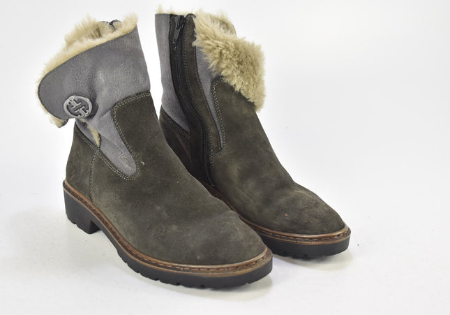 Damen Stiefelette Boots EUR 36 Nr. 24-M 2836-Schuh-Gebraucht-secondhand
