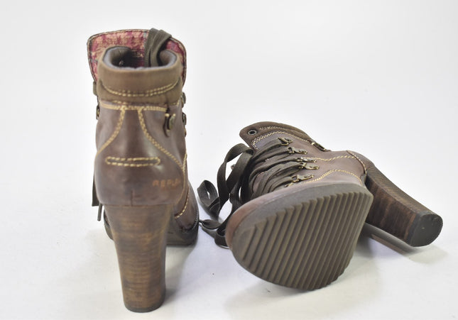 Replay Damen Stiefelette Boots EUR 40 Nr. 24-P 690-Schuh-Gebraucht-secondhand