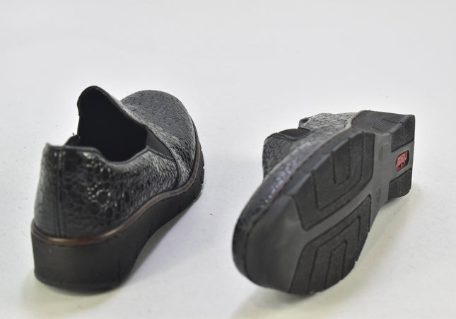 Rieker Damen Halbschuhe Slipper Ballerinas EUR 37 Nr. 24-T 1140-Schuh-Gebraucht-secondhand