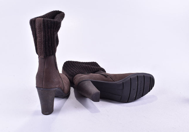 Marc O´Polo Damen Stiefelette Boots UK 4 Nr. 24-M 3250-Schuh-Gebraucht-secondhand
