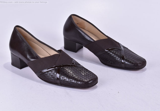 Hassia Evelyn Damen Pumps High Heels UK 8 Nr. 25-F 410-Schuh-Gebraucht-secondhand