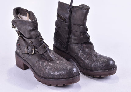Mustang Damen Stiefelette Boots EUR 37 Nr. 24-M 2349-Schuh-Gebraucht-secondhand