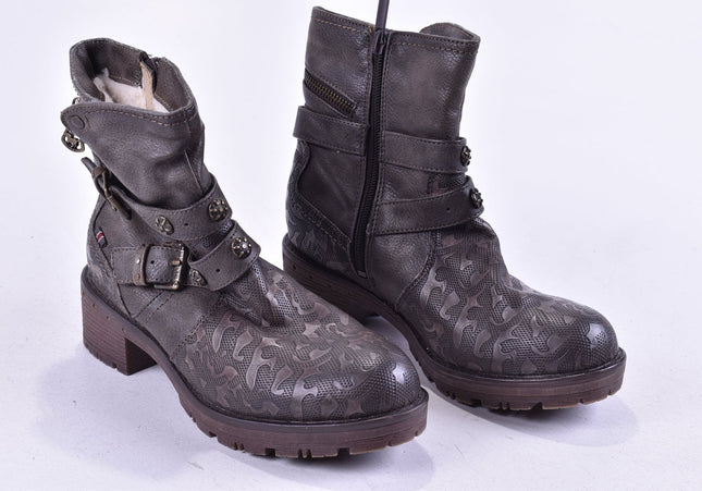 Mustang Damen Stiefelette Boots EUR 37 Nr. 24-M 2349-Schuh-Gebraucht-secondhand