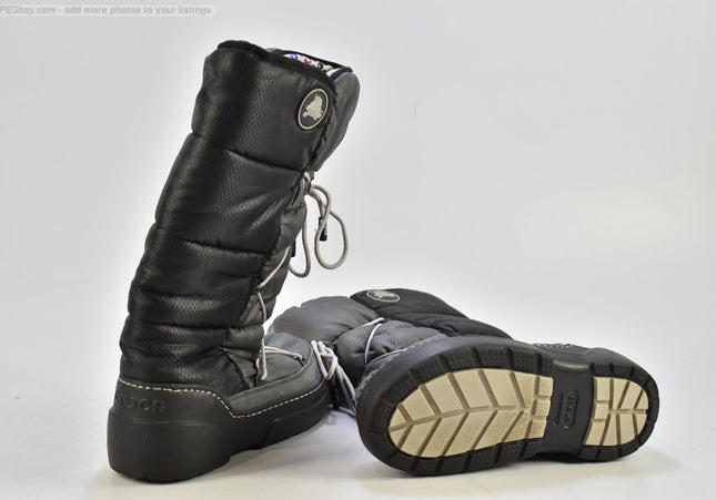 Crocs sample Damen Stiefel Stiefelette Boots  SL 23,5cm Nr. 25-B 3232