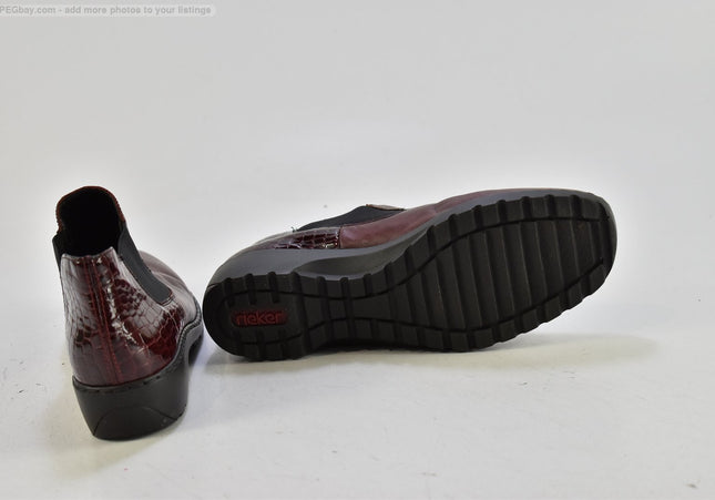 Rieker Damen Stiefelette Boots EUR 40 Nr. 24-B 6053-Schuh-Gebraucht-secondhand