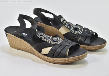 Rieker  Damen Sandale Sandalette  EUR 41 Nr. 26-S 4117
