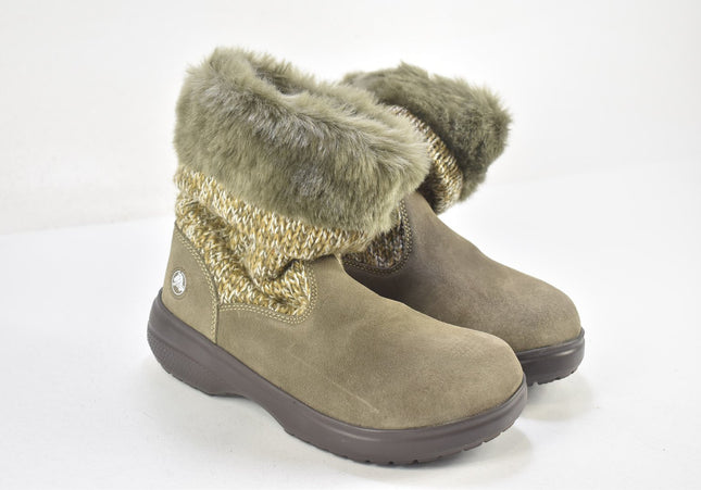 Crocs Damen Stiefelette Boots US 8 Nr. 24-J 640-Schuh-Gebraucht-secondhand
