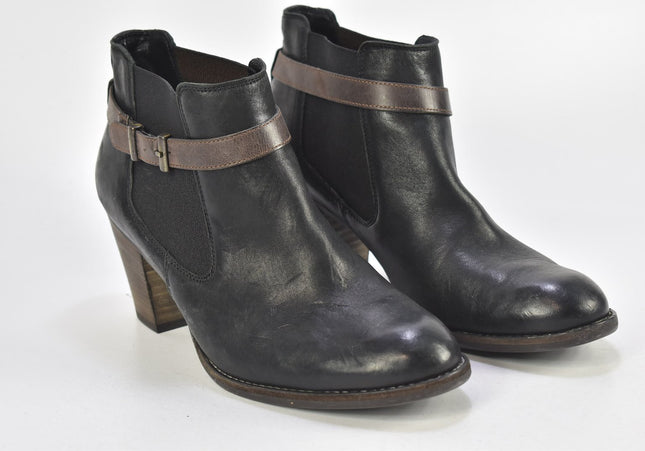 Paul Green Damen Stiefelette Boots UK 8 Nr. 23-A 1355-Schuh-Gebraucht-secondhand
