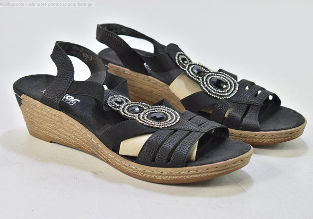 Rieker  Damen Sandale Sandalette  EUR 41 Nr. 26-S 4117