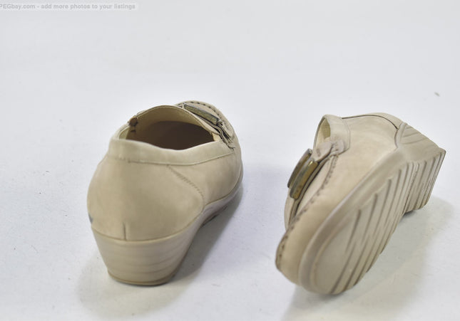 Waldläufer Damen Halbschuhe Slipper Ballerinas UK 4,5 Nr. 24-X 2423-Schuh-Gebraucht-secondhand