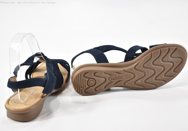 Gabor Damen Sandale Sandalette UK 4 Nr. 25-S 1489-Schuh-Gebraucht-secondhand