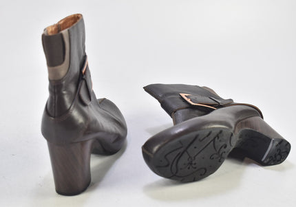 Clarks Damen Stiefelette Boots UK 5,5 Nr. 24-B 2859-Schuh-Gebraucht-secondhand