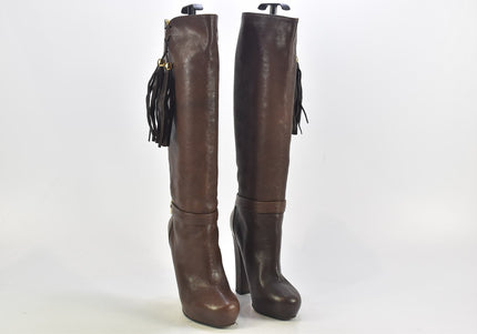 Just Cavalli Damen Stiefel Stiefelette Boots EUR 37 Nr. 24-B 3531-Schuh-Gebraucht-secondhand