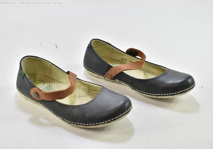 El NaturaLista Damen Halbschuhe Slipper Ballerinas EUR 36 Nr. 25-A 3-Schuh-Gebraucht-secondhand