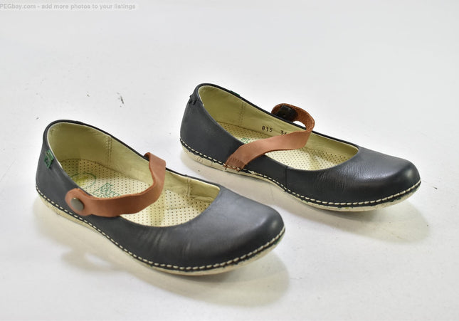 El NaturaLista Damen Halbschuhe Slipper Ballerinas EUR 36 Nr. 25-A 3-Schuh-Gebraucht-secondhand