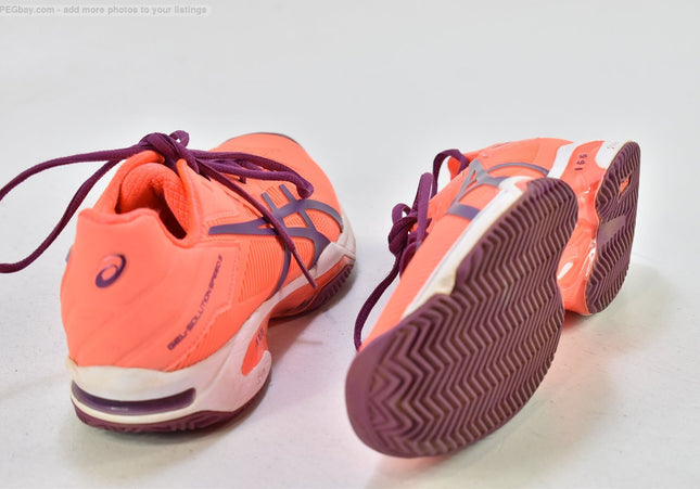 Asics Gel Solution Speed 3 Damen Sportschuhe Sneaker EUR 38 Nr. 25-T 694-gebrauchte schuhe-second hand-SchuhGebraucht