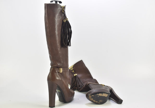 Just Cavalli Damen Stiefel Stiefelette Boots EUR 37 Nr. 24-B 3531-Schuh-Gebraucht-secondhand