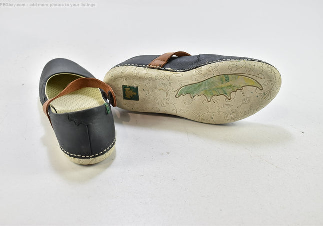 El NaturaLista Damen Halbschuhe Slipper Ballerinas EUR 36 Nr. 25-A 3-Schuh-Gebraucht-secondhand