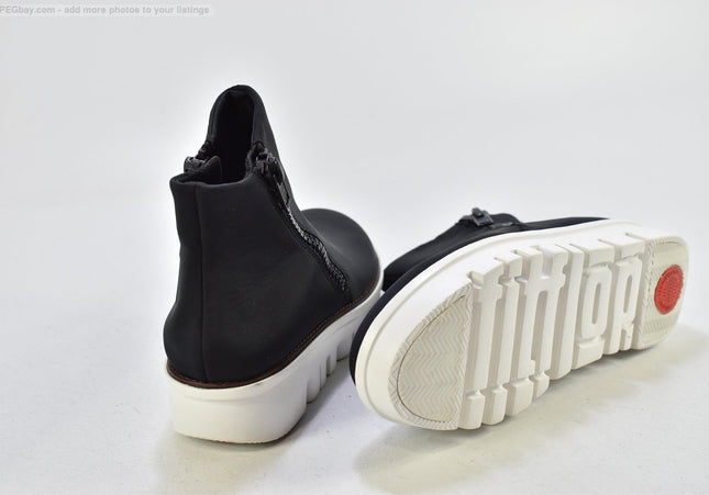 Fitflop Damen Stiefelette Boots EUR 39 Nr. 25-B 1047-gebrauchte Schuhe-second hand-SchuhGebraucht