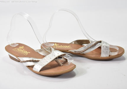 Rieker  Damen Sandale Pantolette  EUR 37 Nr. 26-S 1083
