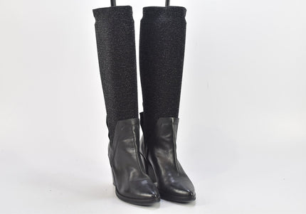 Damen Stiefel Stiefelette Boots EUR 37 Nr. 24-B 3917-Schuh-Gebraucht-secondhand