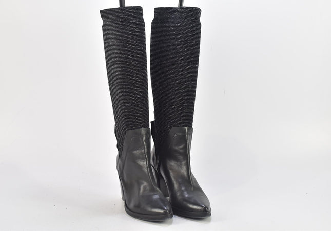 Damen Stiefel Stiefelette Boots EUR 37 Nr. 24-B 3917-Schuh-Gebraucht-secondhand