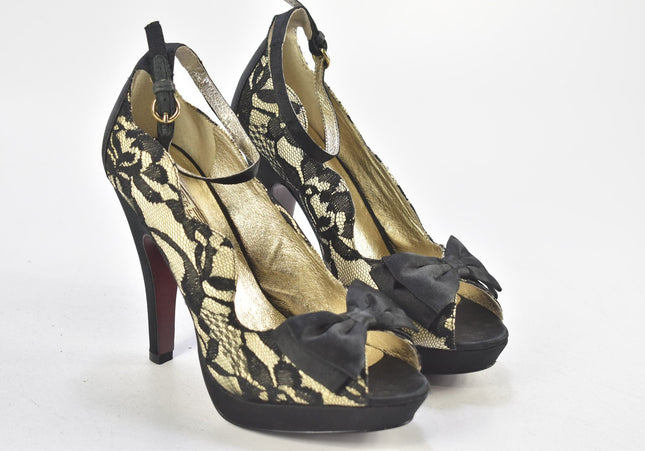 Buffalo Damen Pumps High Heels EUR 37 Nr. 24-J 2781-Schuh-Gebraucht-secondhand