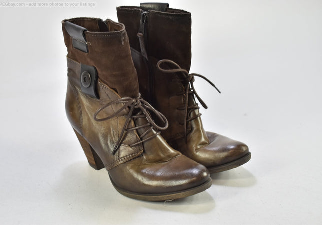 Mjus Damen Stiefelette Boots EUR 38 Nr. 25-B 832-gebrauchte Schuhe-Second hand-SchuhGebraucht