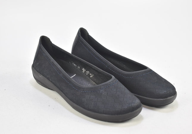 Semler Damen Halbschuhe Slipper Ballerinas UK 4,5 Nr. 24-F 1366-Schuh-Gebraucht-secondhand