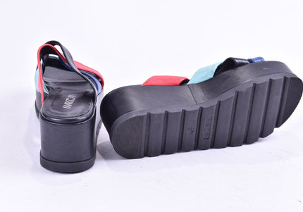Marc Cain Damen Sandale Pantolette EUR 37 Nr. 24-SD 2311-Schuh-Gebraucht-secondhand