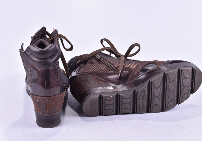 Tamaris Damen Stiefelette Boots EUR 37 Nr. 24-M 815-Schuh-Gebraucht-secondhand