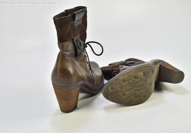 Mjus Damen Stiefelette Boots EUR 38 Nr. 25-B 832-gebrauchte Schuhe-Second hand-SchuhGebraucht