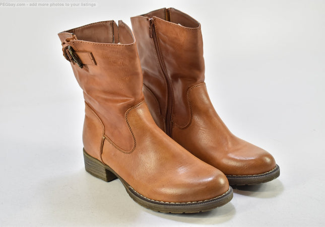 Rieker Damen Stiefelette Boots EUR 39 Nr.25-B 1049-gebrauchte Schuhe-second hand-SchuhGebraucht