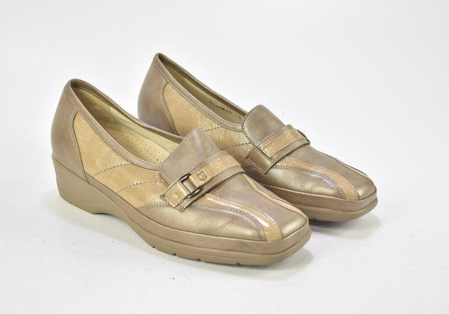 Waldläufer Damen Halbschuhe Slipper Ballerinas UK 4,5 Nr. 24-A 2309-Schuh-Gebraucht-secondhand