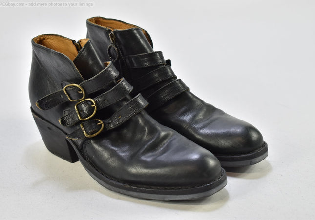Fiorentini+Baker Damen Stiefelette Boots EUR 39 Nr.25-B 1050-gebrauchte Schuhe-second hand-SchuhGebraucht