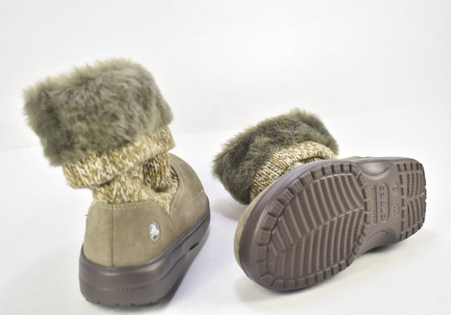 Crocs Damen Stiefelette Boots US 8 Nr. 24-J 640-Schuh-Gebraucht-secondhand