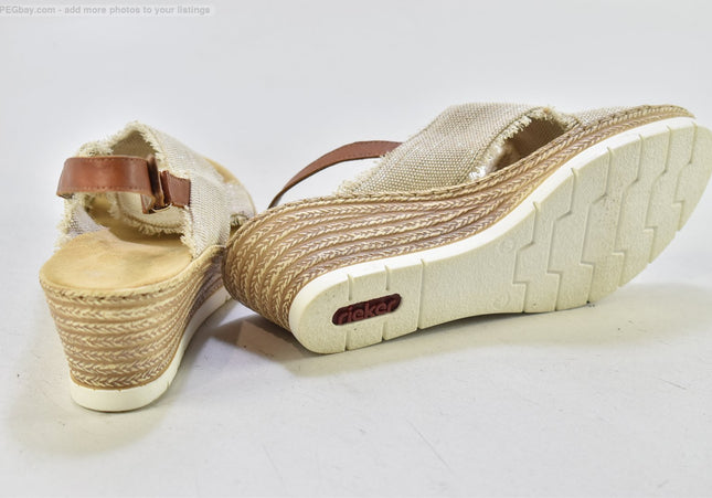 Rieker  Damen Sandale Sandalette  EUR 40 Nr. 26-S 4218