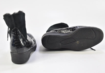 Waldläudfer Damen Stiefelette Boots UK 4 Nr. 23-Y 625-Schuh-Gebraucht-secondhand