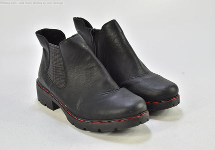 Rieker Damen Stiefelette Boots EUR 40 Nr. 25-B 834-gebrauchte Schuhe-Second hand-SchuhGebraucht
