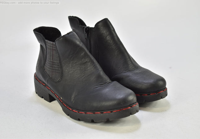 Rieker Damen Stiefelette Boots EUR 40 Nr. 25-B 834-gebrauchte Schuhe-Second hand-SchuhGebraucht