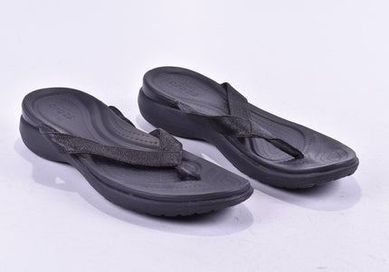 Crocs Damen Sandale Pantolette US 11 Nr. 24-SD 1680-Schuh-Gebraucht-secondhand