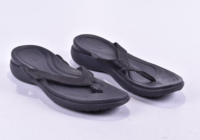 Crocs Damen Sandale Pantolette US 11 Nr. 24-SD 1680-Schuh-Gebraucht-secondhand