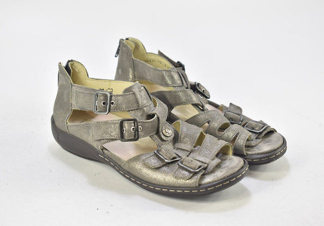 Waldläufer Damen Sandale Sandalette UK 4,5 Nr. 24-SD 3065-Schuh-Gebraucht-secondhand