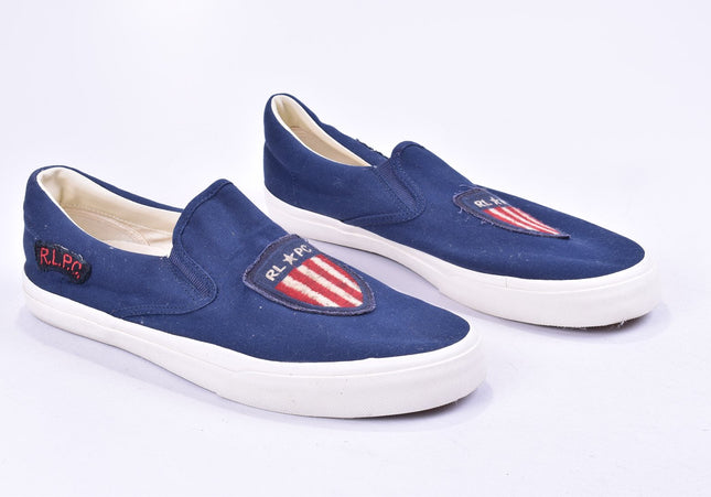 Polo Ralph Lauren Herren Halbschuhe Slipper SL 31,5 cm Nr. 23-A 1176-Schuh-Gebraucht-secondhand