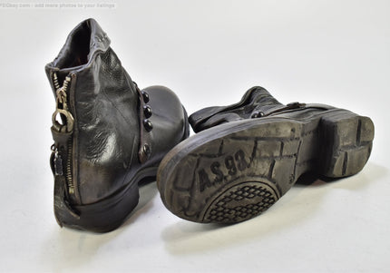 A.S.98 Airstep Damen Stiefelette Boots EUR 41 Nr.25-B 1051-gebrauchte Schuhe-second hand-SchuhGebraucht