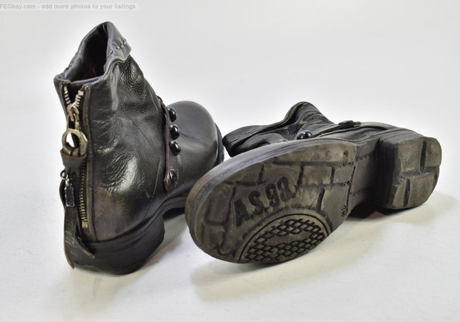 A.S.98 Airstep Damen Stiefelette Boots EUR 41 Nr.25-B 1051-gebrauchte Schuhe-second hand-SchuhGebraucht